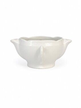 Ironstone Gravy Separator Classic Whiteware Porcelain Apilco France Replacement